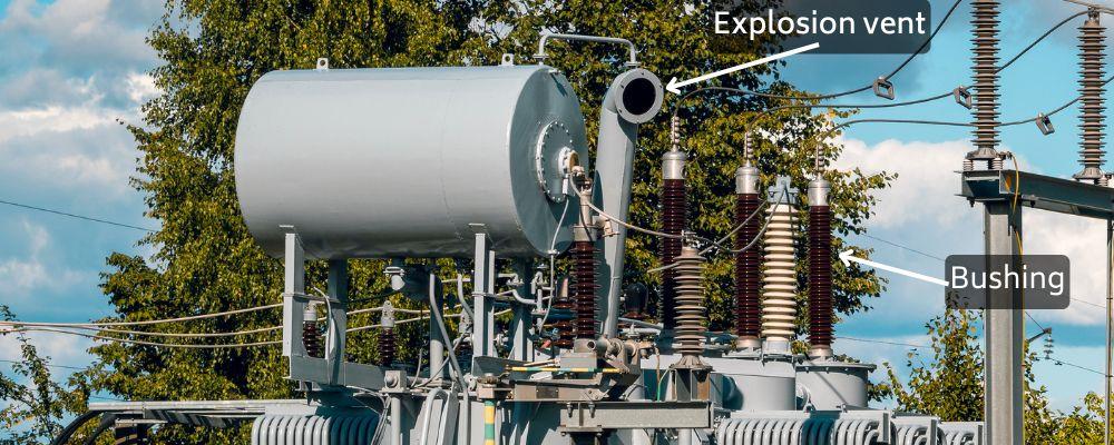 Explosan vent and bushing Explosan vent and bushing